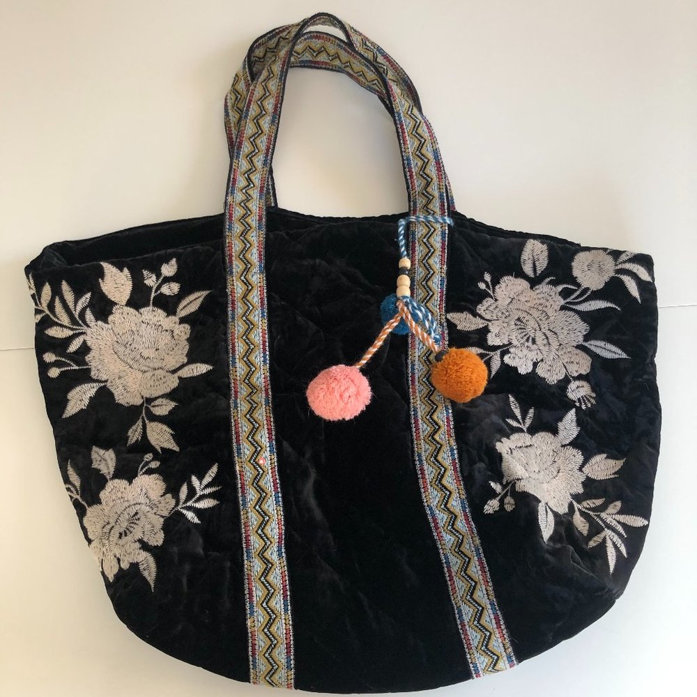 Johnny Was velvet purse